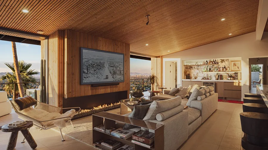 Lunawood Nordic ThermoWood — Thermo Pine installation