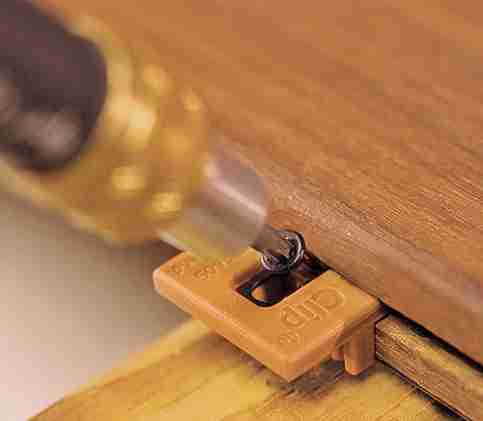 Hidden decking fastener