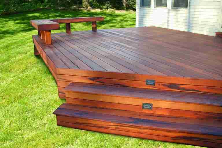 Tigerwood deck