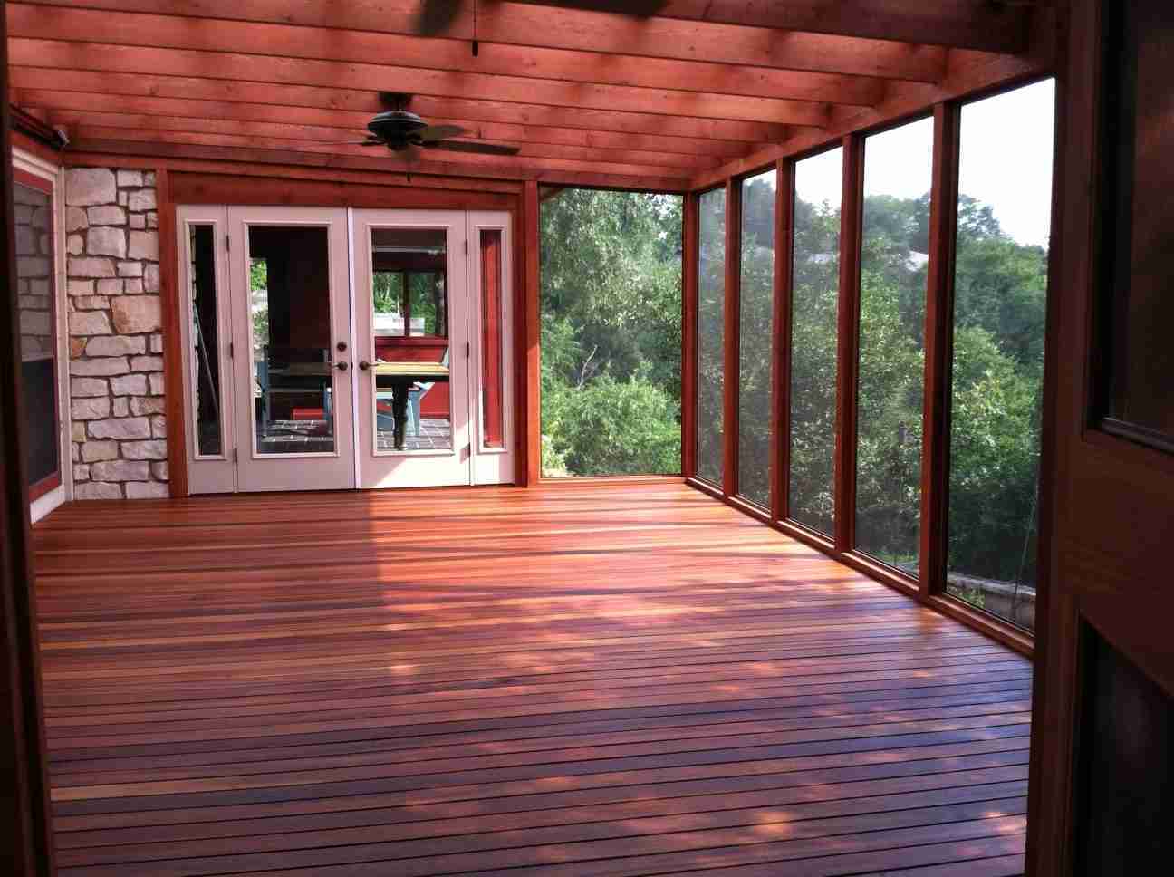 tigerwood porch