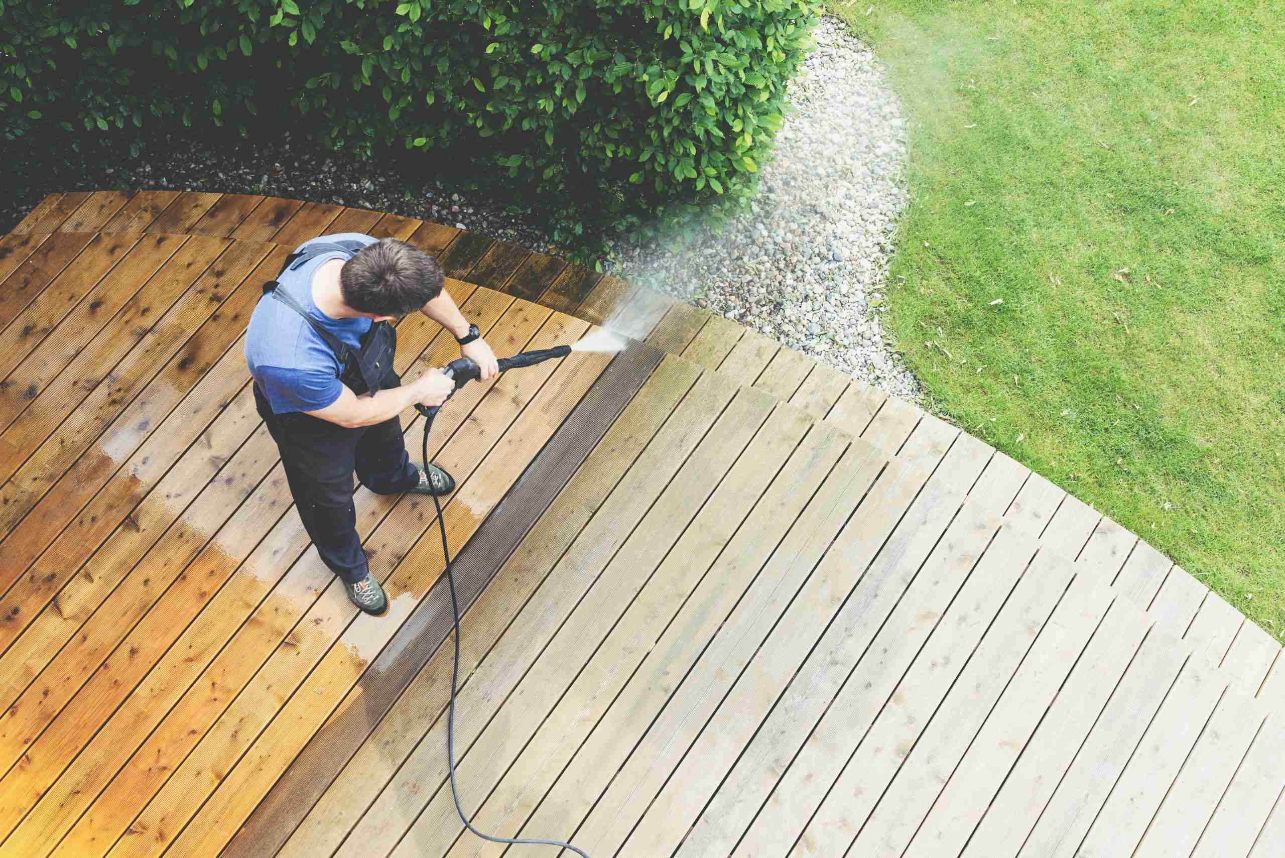 Pressure washing your hardwood