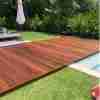 Hardwood deck