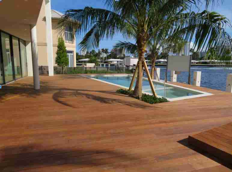 hardwood decking