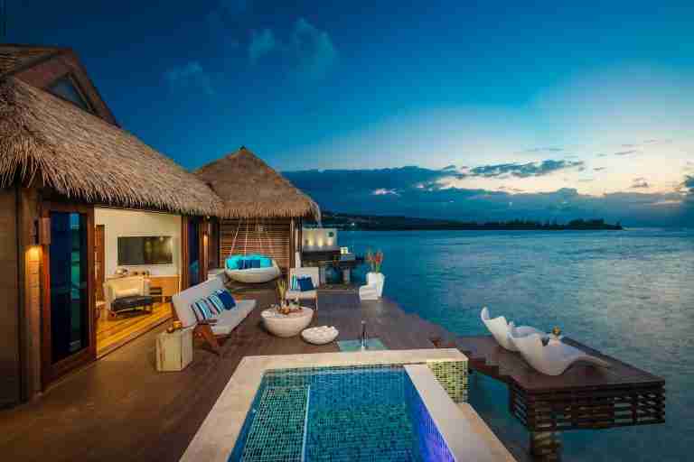 A deck from Sandals royal caribbean