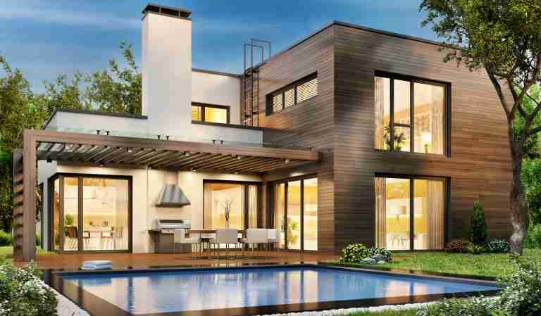 A luxury pergola