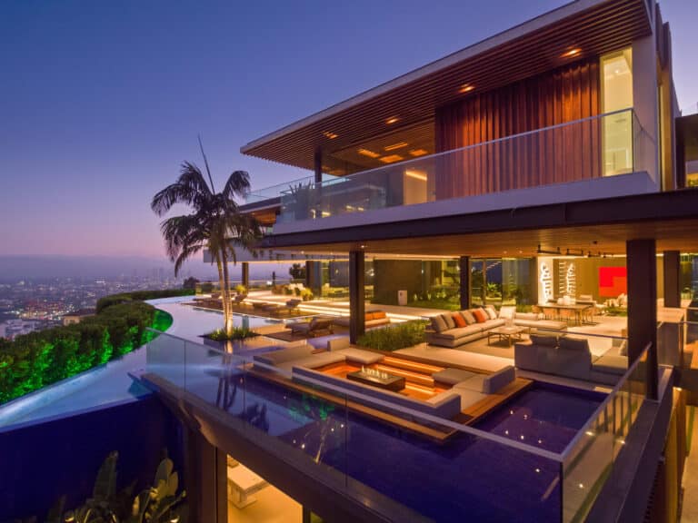 A project with a hardwood deck