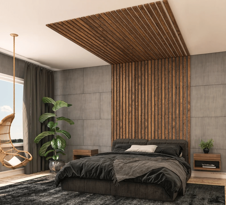 Bedroom Wall Panelling