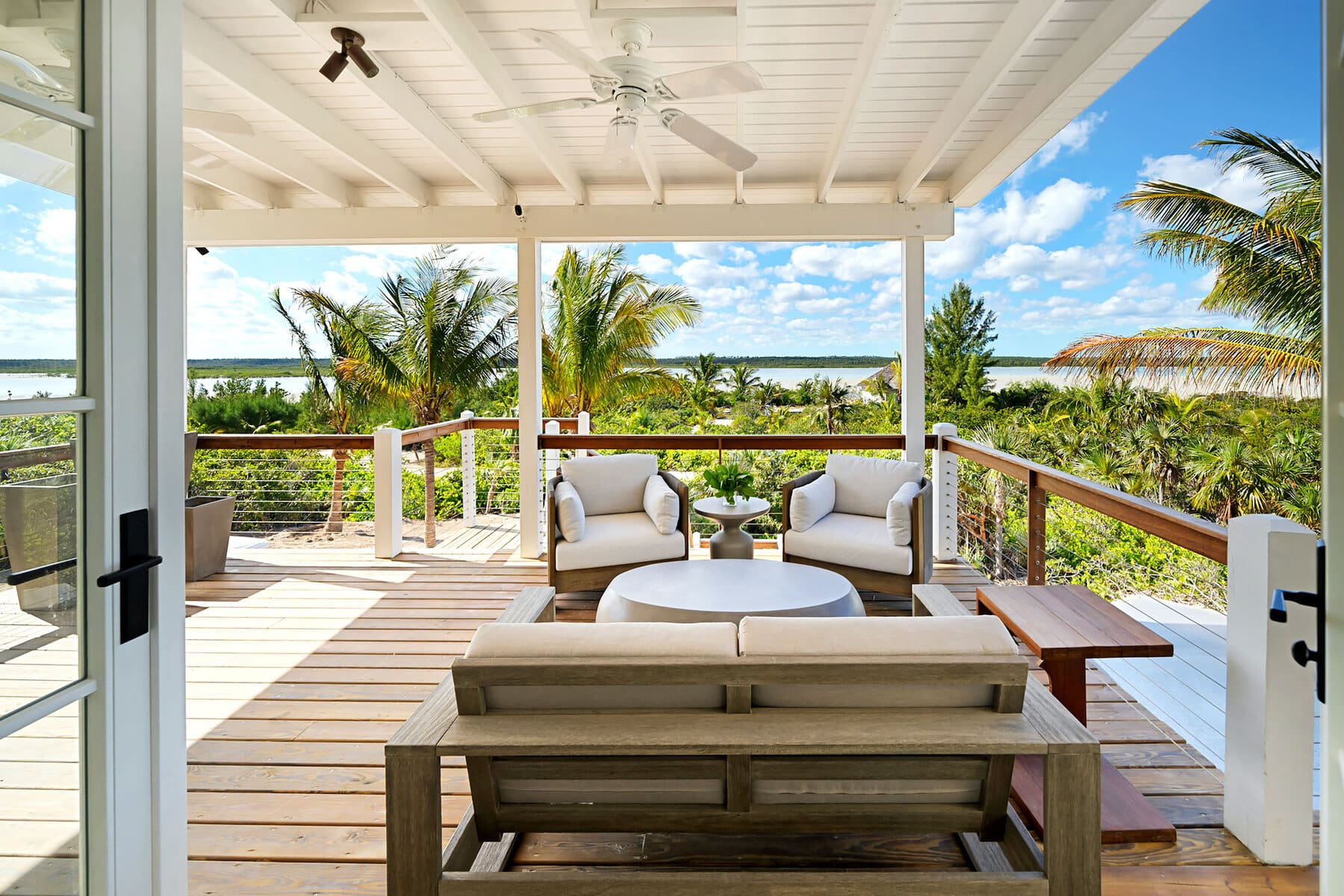 railing on a luxury hotel