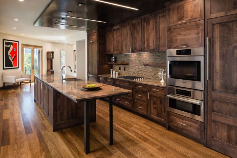 Inside Kitchen made of Thermally Modified Wood