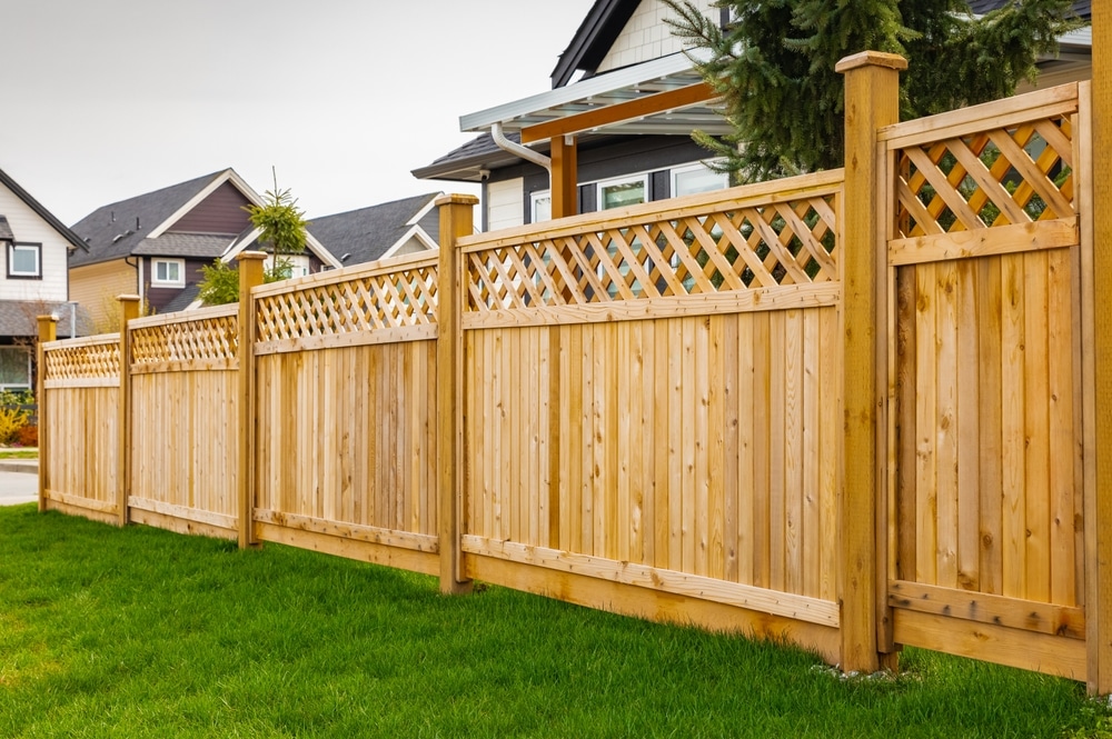 Lattice Wooden Fence