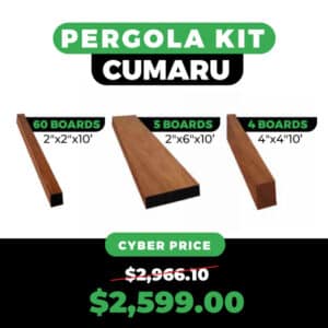 Cumaru Pergola Kit