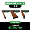 PERGOLA KITS SHOP IPE