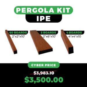 Ipe Pergola Kit