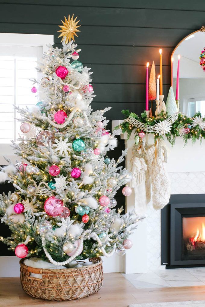 Colorful Snowflake Christmas Tree