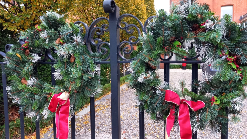 Two Evergreen Wreaths