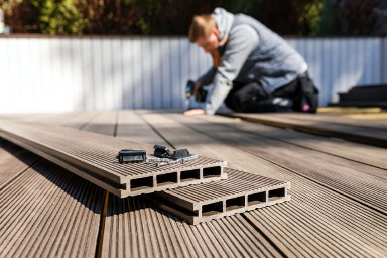 How to install composite decking