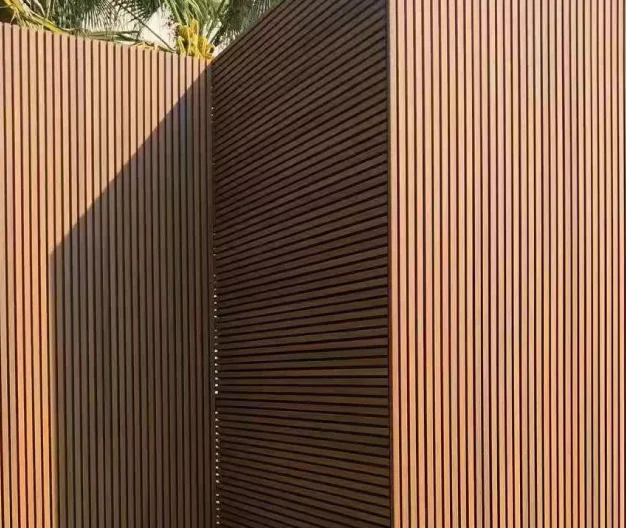 Cumaru wood on exterior