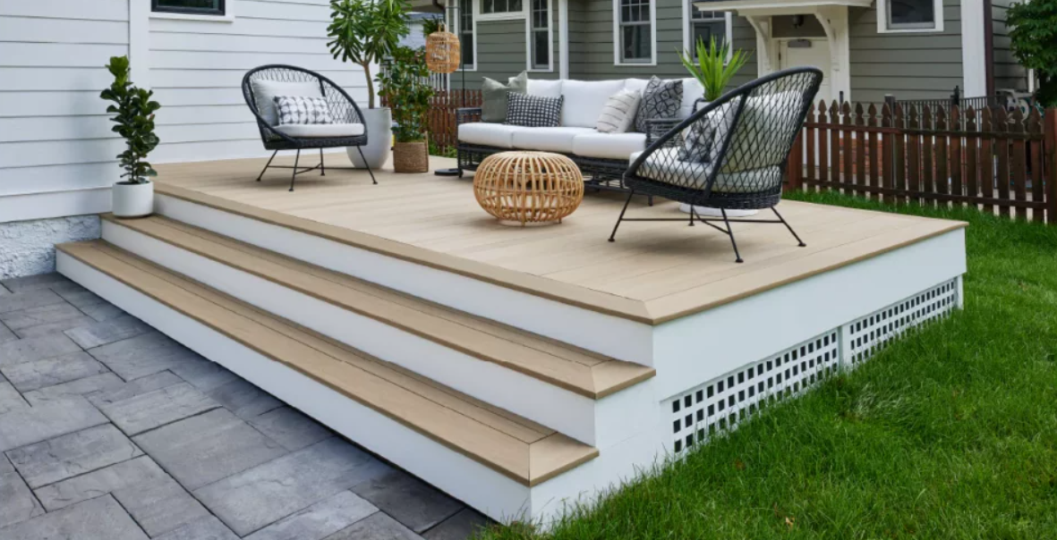 PVC Lattice deck skirting