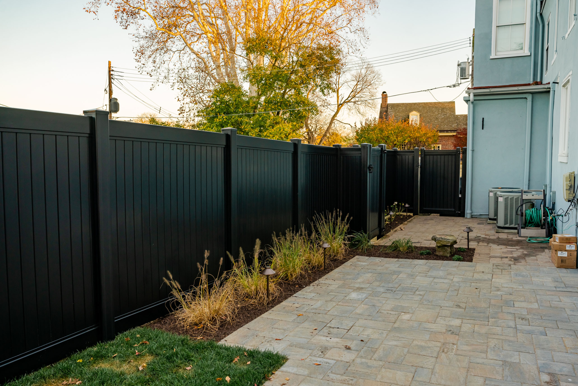 Vinyl fence