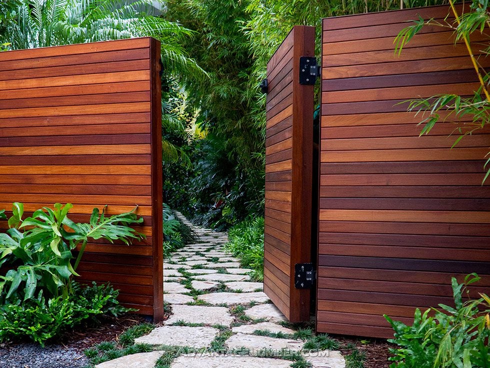 Cumaru fencing