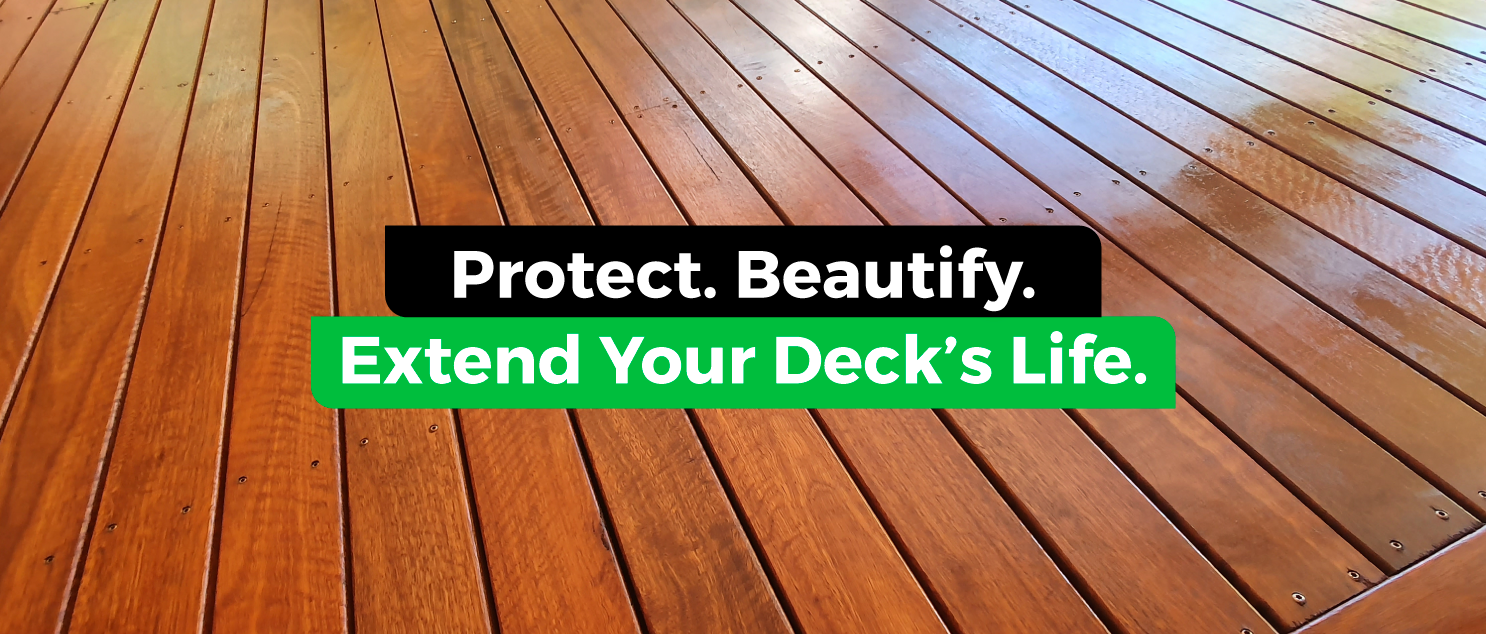 Finishes for wood decks