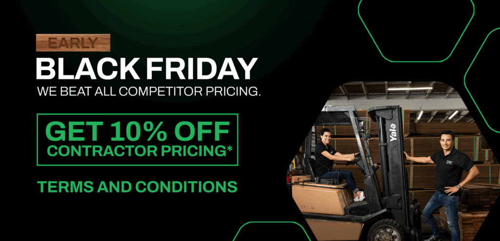 Black Friday Sale On Thermally Modified Wood