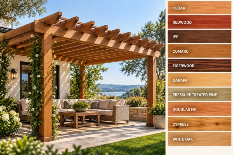Best wood for pergolas