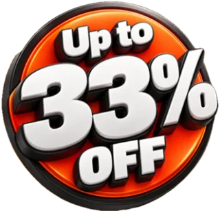 Up to 33% off