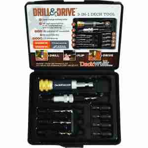 DECKWISE DRILL & DRIVE 3-IN-1 DRILL BIT SET